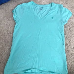 V-Cut POLO ralph lauren tee